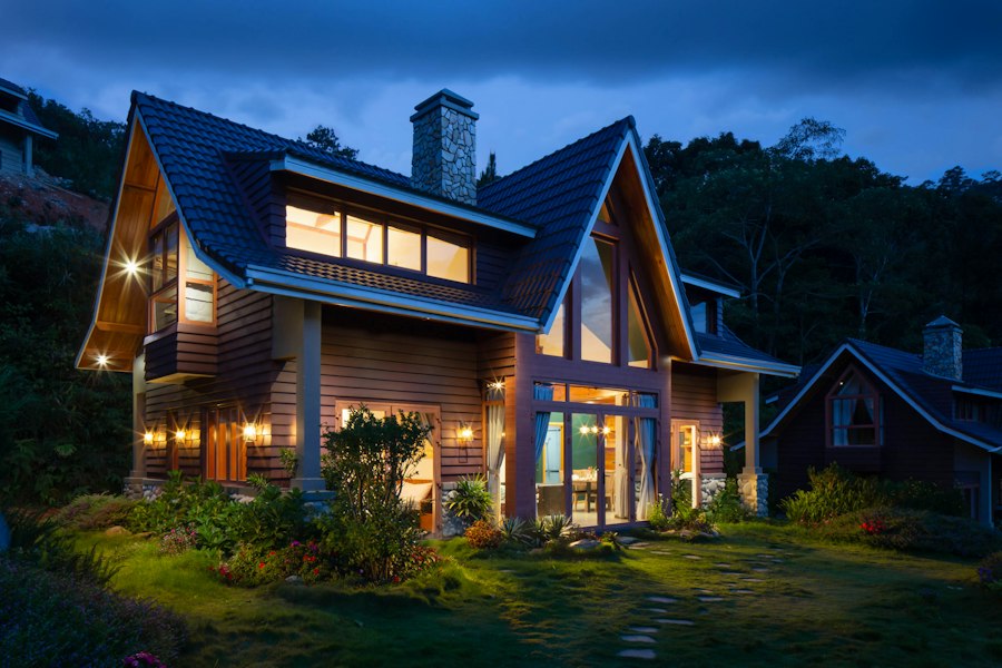 South Dakota ranch home exterior